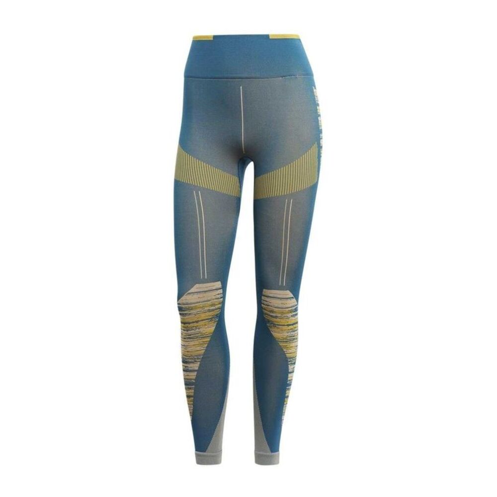 Adidas Womens/Ladies Seamless Geometric Pattern Shaping Leggings / Green